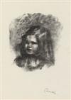 PIERRE-AUGUSTE RENOIR Cluade Renoir, tourné a gauche.
